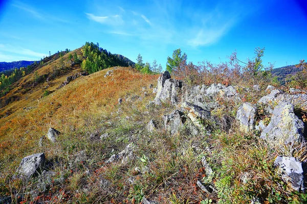 Altai Dağları Arka Plan Manzarası Manzarası — Stok fotoğraf