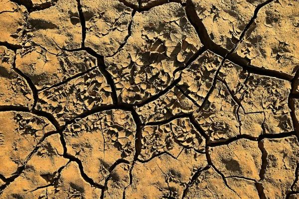 Textura Desierto Sequía Fondo Abstracto Tierra Agrietado Calentamiento Global — Foto de Stock