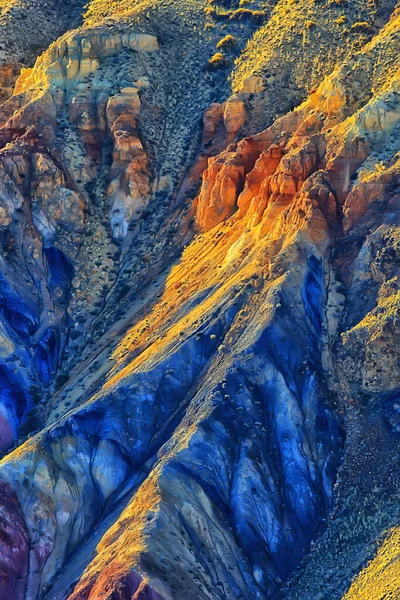 Montañas Multicolores Fondo Textura Geológica Depósitos Multicolores Minerales Paisaje — Foto de Stock