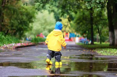 Eğlenceli yürüyüş çocuk yağmurluğu, sonbahar mevsimsel su geçirmez açık hava yürüyüşü