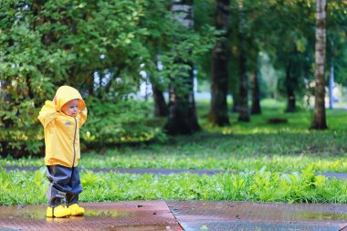 Eğlenceli yürüyüş çocuk yağmurluğu, sonbahar mevsimsel su geçirmez açık hava yürüyüşü