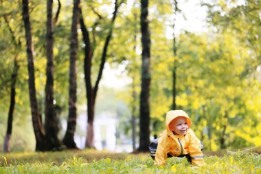 Eğlenceli yürüyüş çocuk yağmurluğu, sonbahar mevsimsel su geçirmez açık hava yürüyüşü