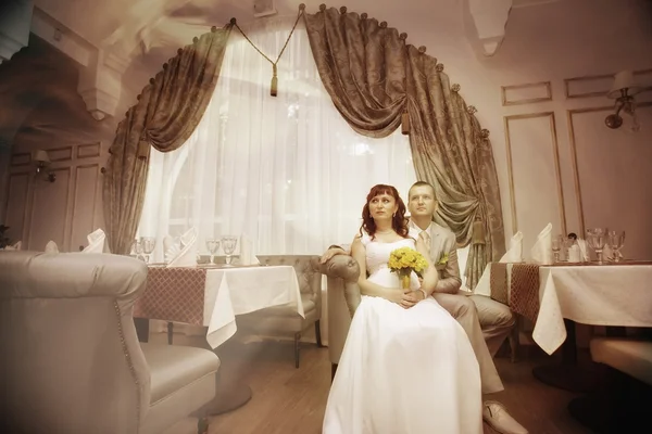 Bröllop i vacker herrgård — Stockfoto
