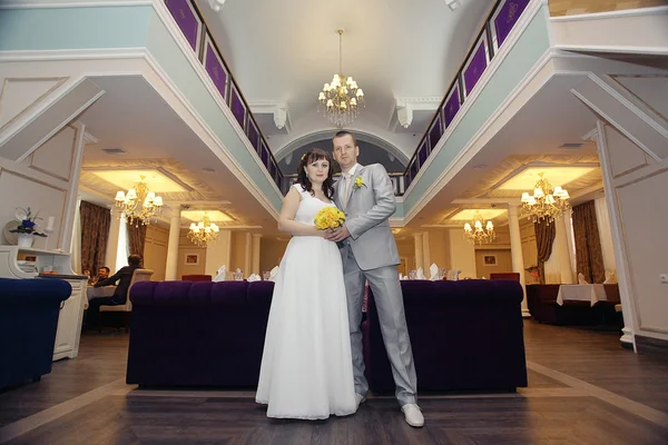 Wedding in beautiful mansion — Stock Photo, Image