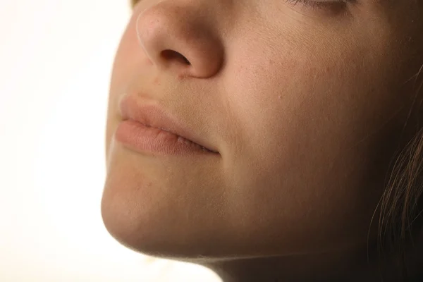 Parte de cara de chica hermosa — Foto de Stock