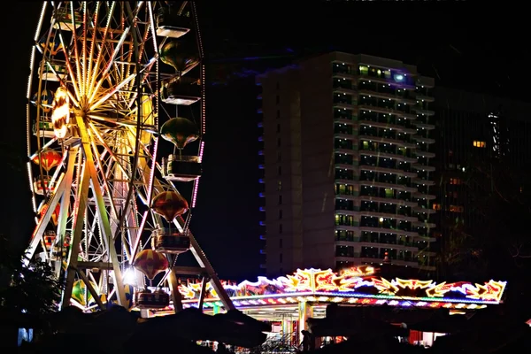 Ferris wheel  at night — Stock Photo, Image