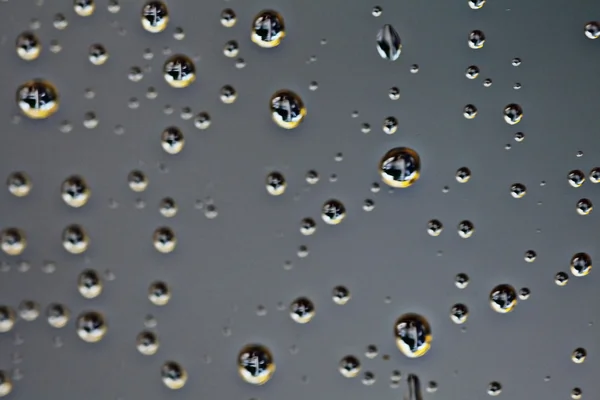 Rain drops on glass — Stock Photo, Image