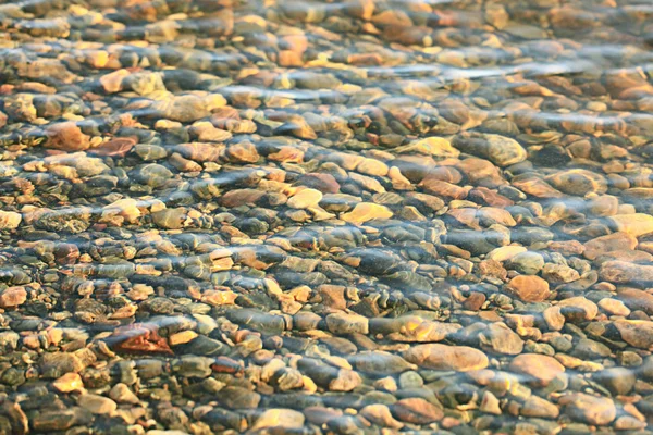 Pebbles under water — Stock Photo, Image