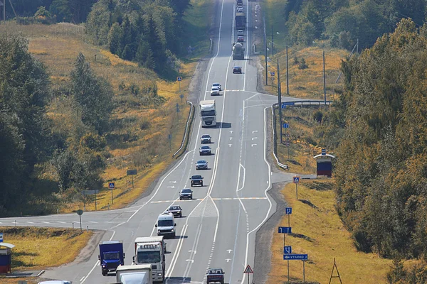 Vorstadtautobahn — Stockfoto