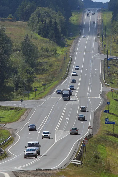 Suburban highway — Stock Photo, Image