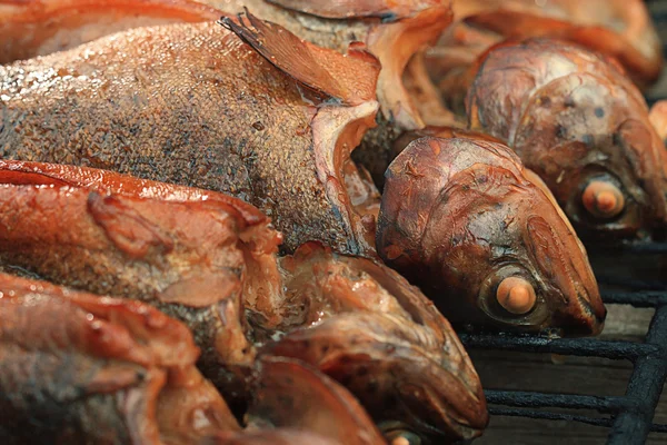 Smoked trout fish — Stock Photo, Image