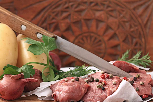 Mięso polędwica wołowa — Zdjęcie stockowe