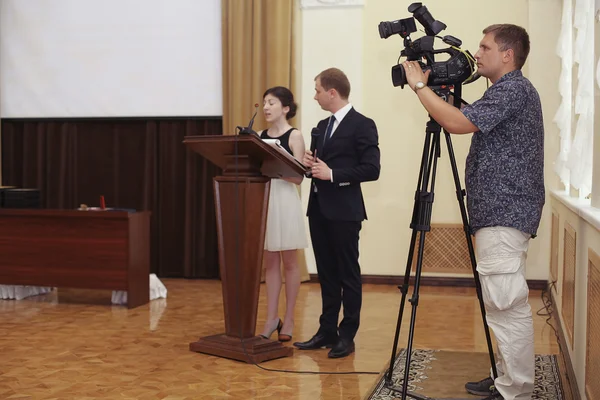 Nagradzanie młodych profesjonalistów — Zdjęcie stockowe