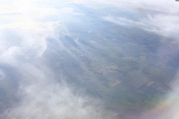 Vista de nubes desde un avión —  Fotos de Stock