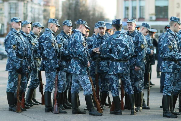 Dress rehearsal of Military Parade — Stock Photo, Image