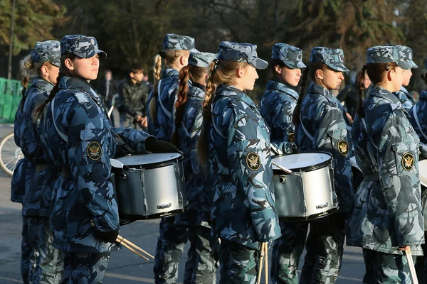 Πρόβα τζενεράλε της στρατιωτικής παρέλασης — Φωτογραφία Αρχείου