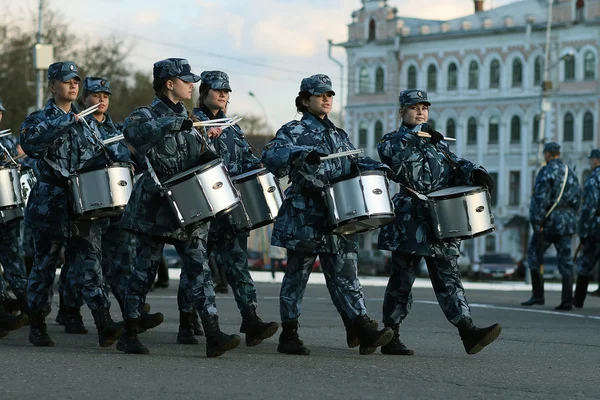軍事パレードのリハーサル — ストック写真