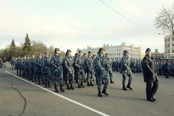 Prova generale della parata militare — Foto Stock