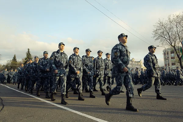 Ensaio de vestido de Parada Militar — Fotografia de Stock