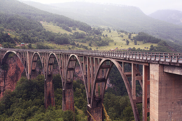 Bridge in the mountains