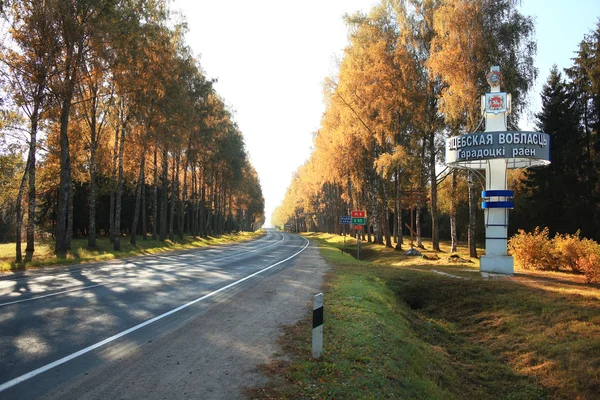 Autumn road — Stock Photo, Image