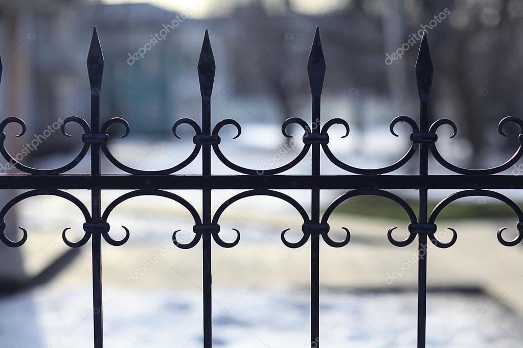Forged lattice fence