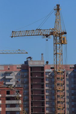 Bir ev inşa Vinçler