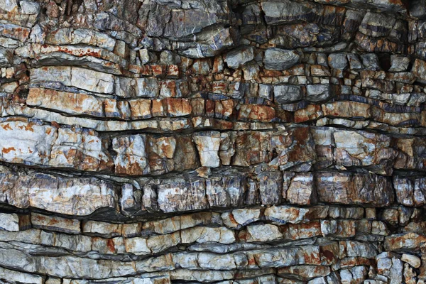 Υφή στρώματα βράχου — Φωτογραφία Αρχείου