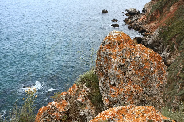 Deniz kıyısında kayalar — Stok fotoğraf