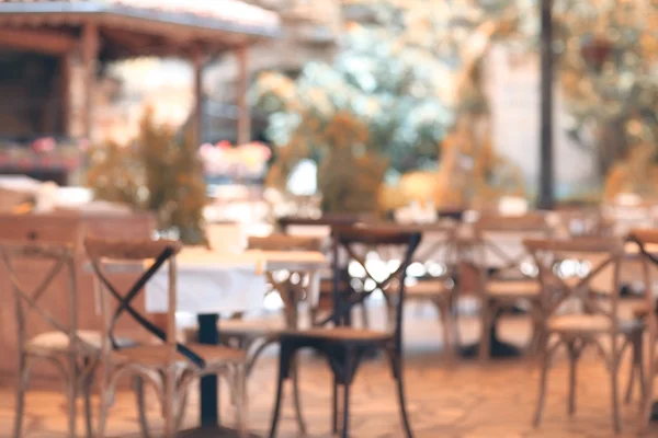 Restaurante borroso de verano — Foto de Stock