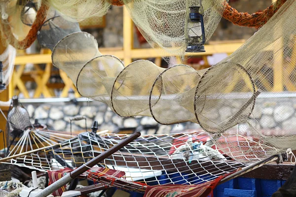 Gamla fiskeutrustning — Stockfoto