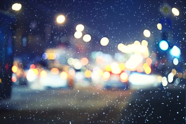 Natt otydliga trafik — Stockfoto