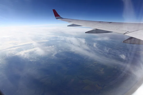 Vista de avião — Fotografia de Stock