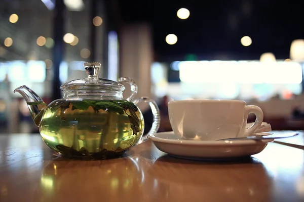 Tè in Teiera — Foto Stock