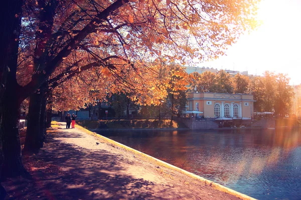 Dammen i parken — Stockfoto