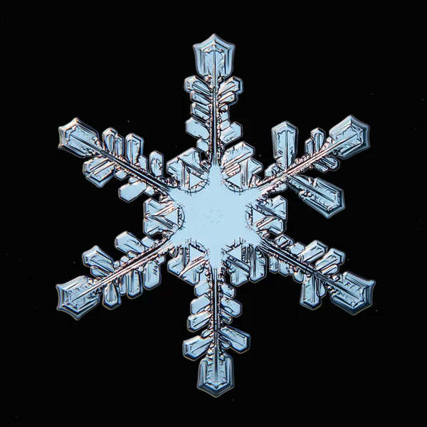 Sneeuwvlok crystal — Stockfoto