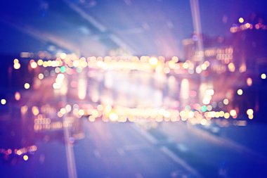 bulanık şehir arka plan