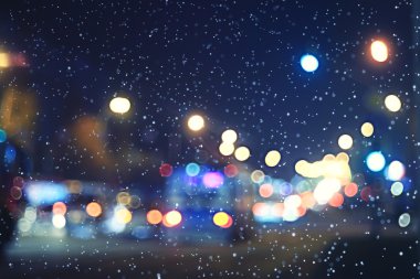 şehir ışıkları arka plan