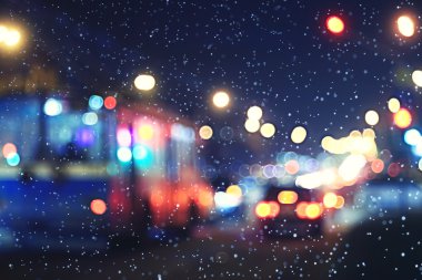 şehir ışıkları arka plan
