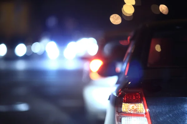 Nacht verkeer — Stockfoto