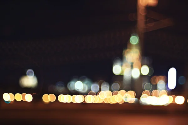Város lámpák háttér — Stock Fotó