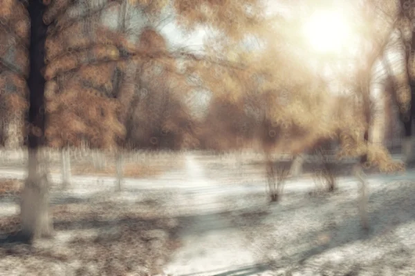 Herfst park achtergrond — Stockfoto