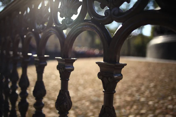 Forged lattice fence — Stock Photo, Image