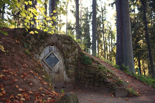 Hobbit ev grotto — Stok fotoğraf