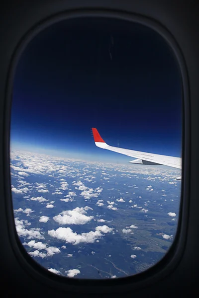 Pohled z letadla — Stock fotografie
