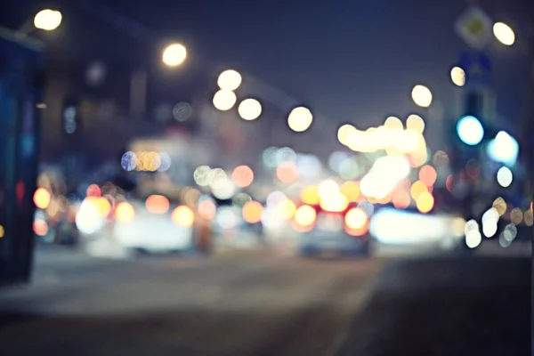 Night traffic — Stock Photo, Image