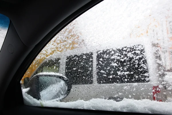 Nevicate in città — Foto Stock