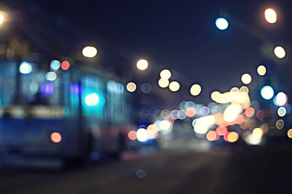 夜交通 — 图库照片