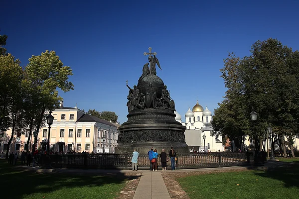 Jahrtausend des russischen Denkmals — Stockfoto