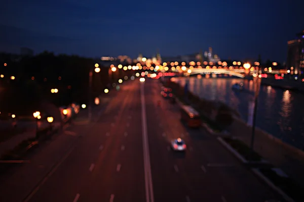 Fondo borroso de la ciudad — Foto de Stock